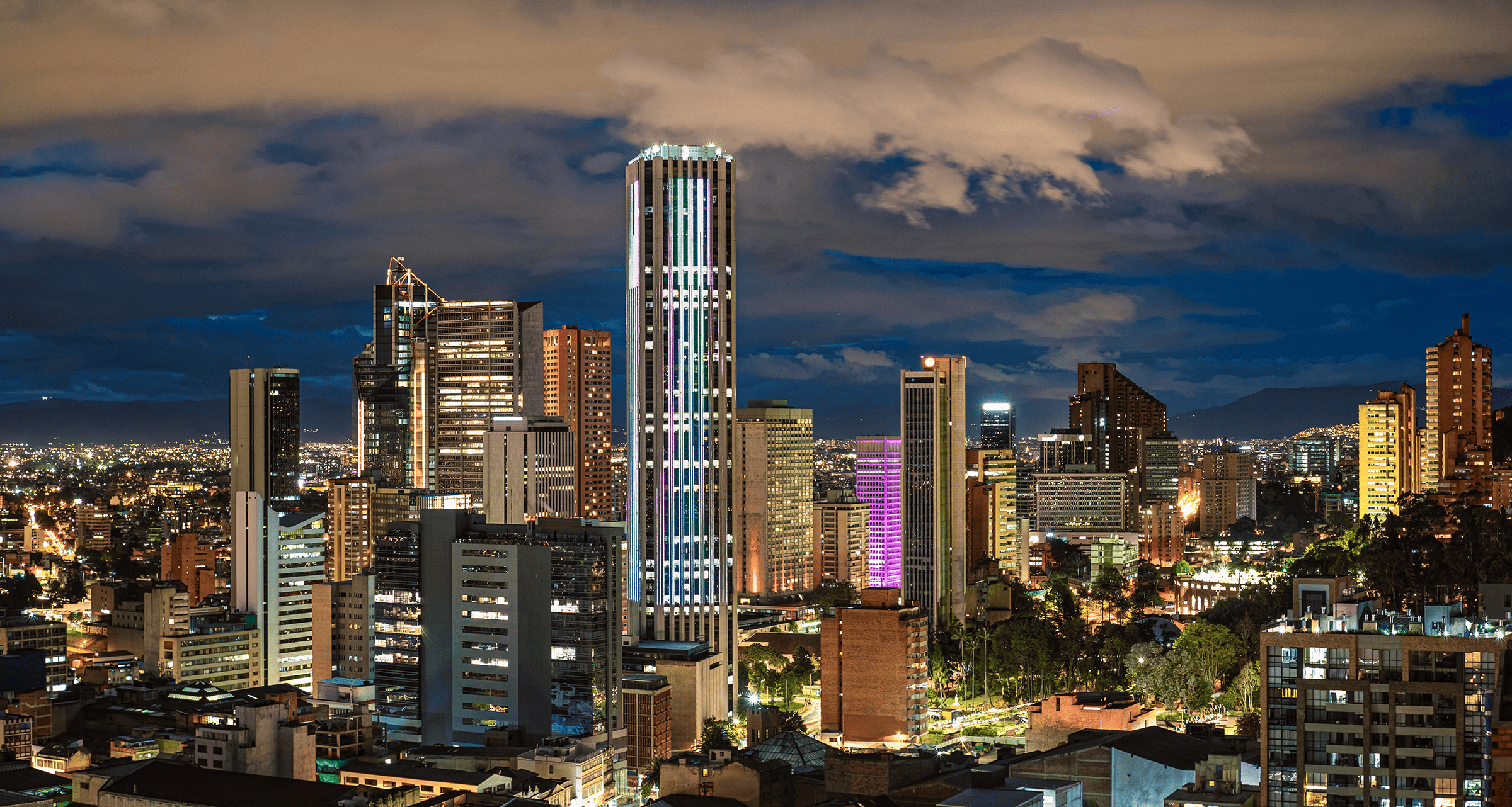 Tour options include a night out in Bogota