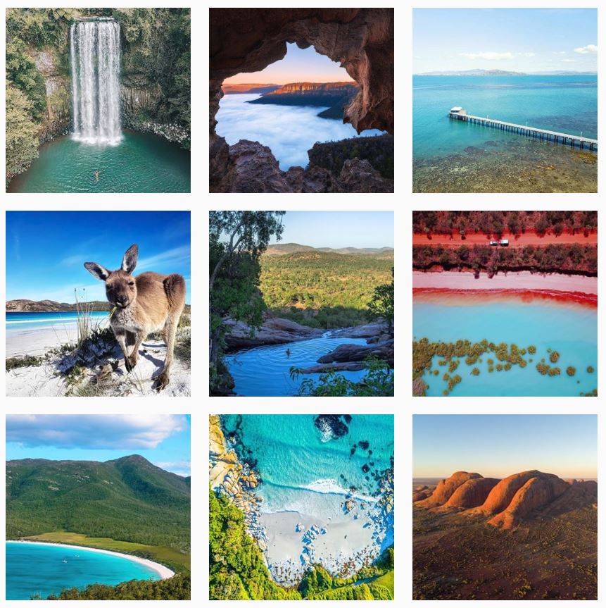 Tourism Australia Instagram