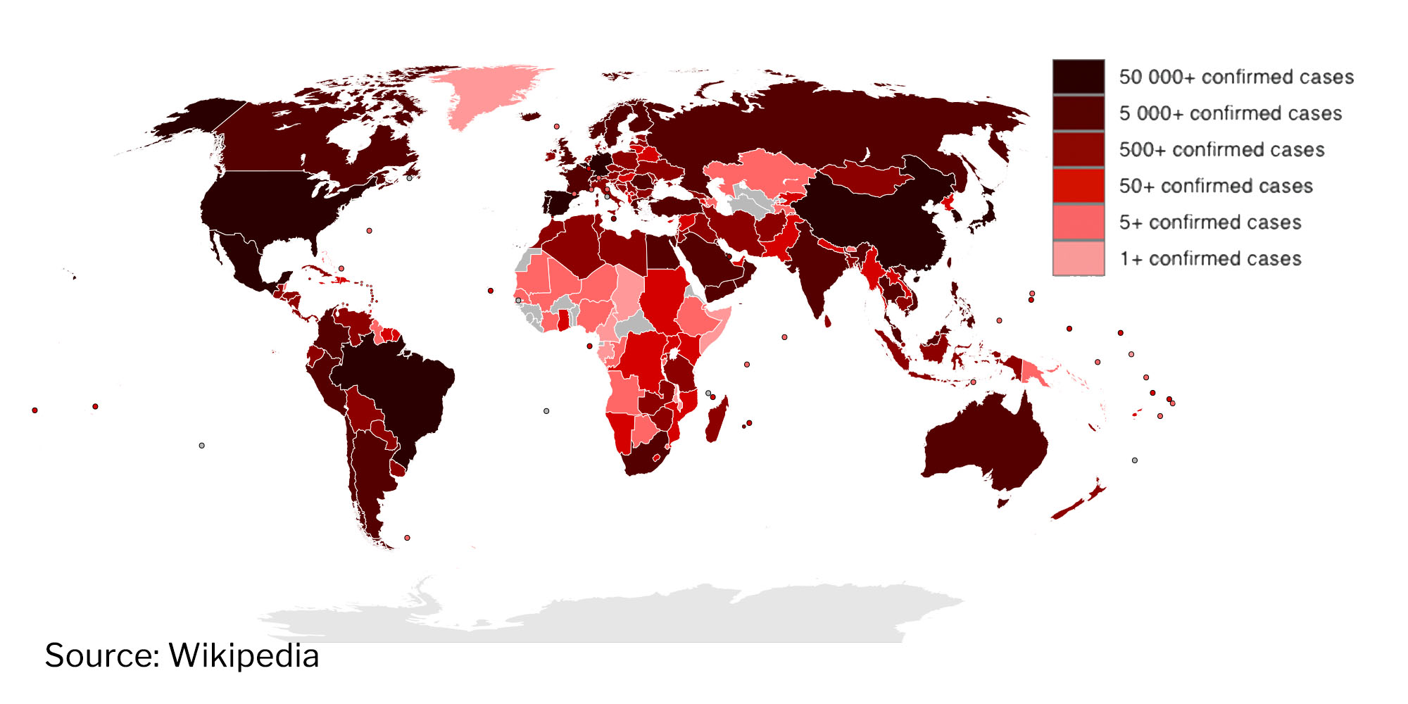 H1N1 Pandemic cases worldwide